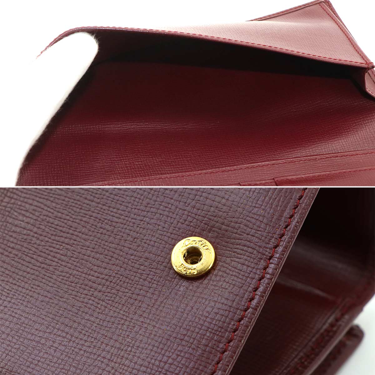 Must Line Long Wallet Leatherr Bordeaux Purse