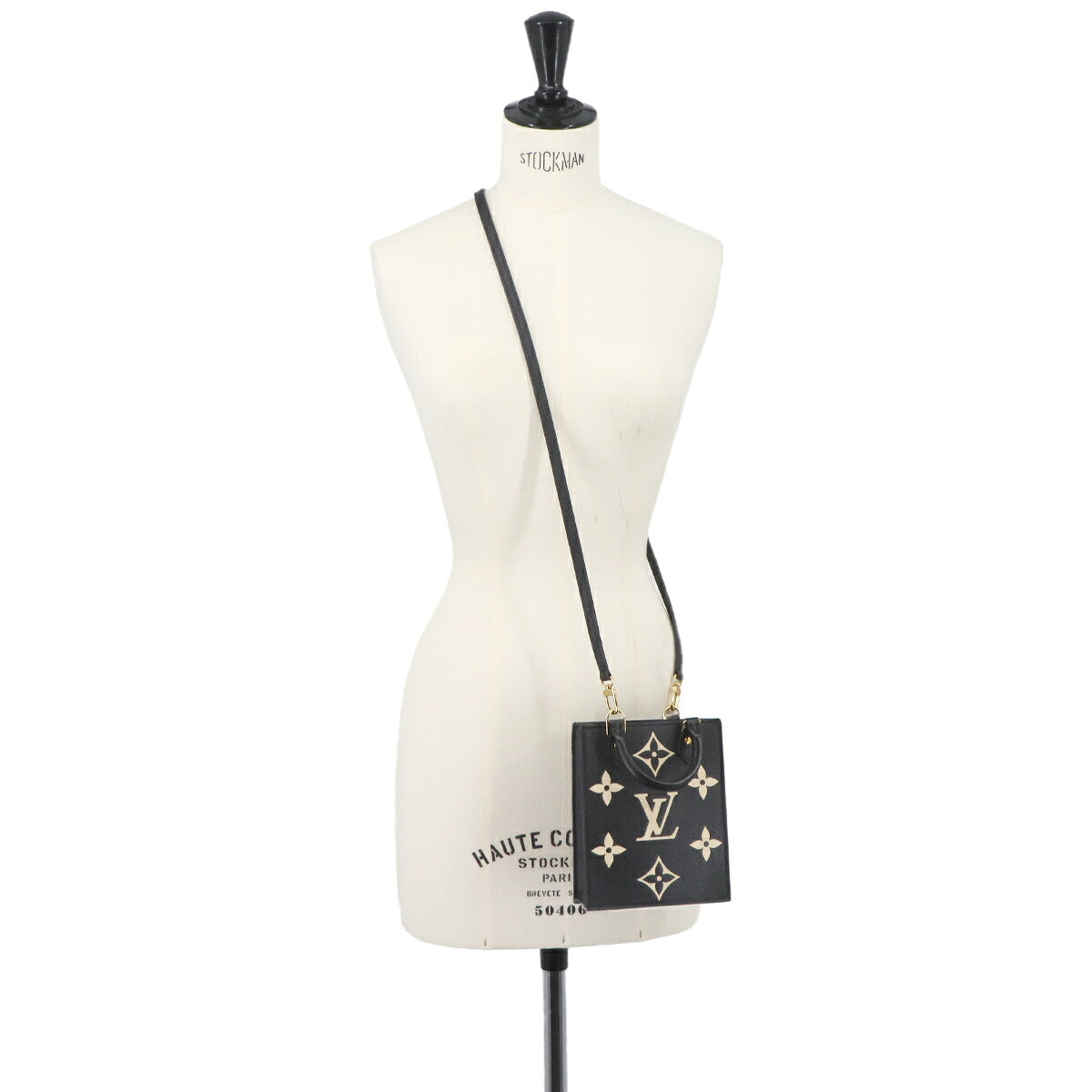 Monogram Empreinte Petit Sac Plat Black Beige M57937