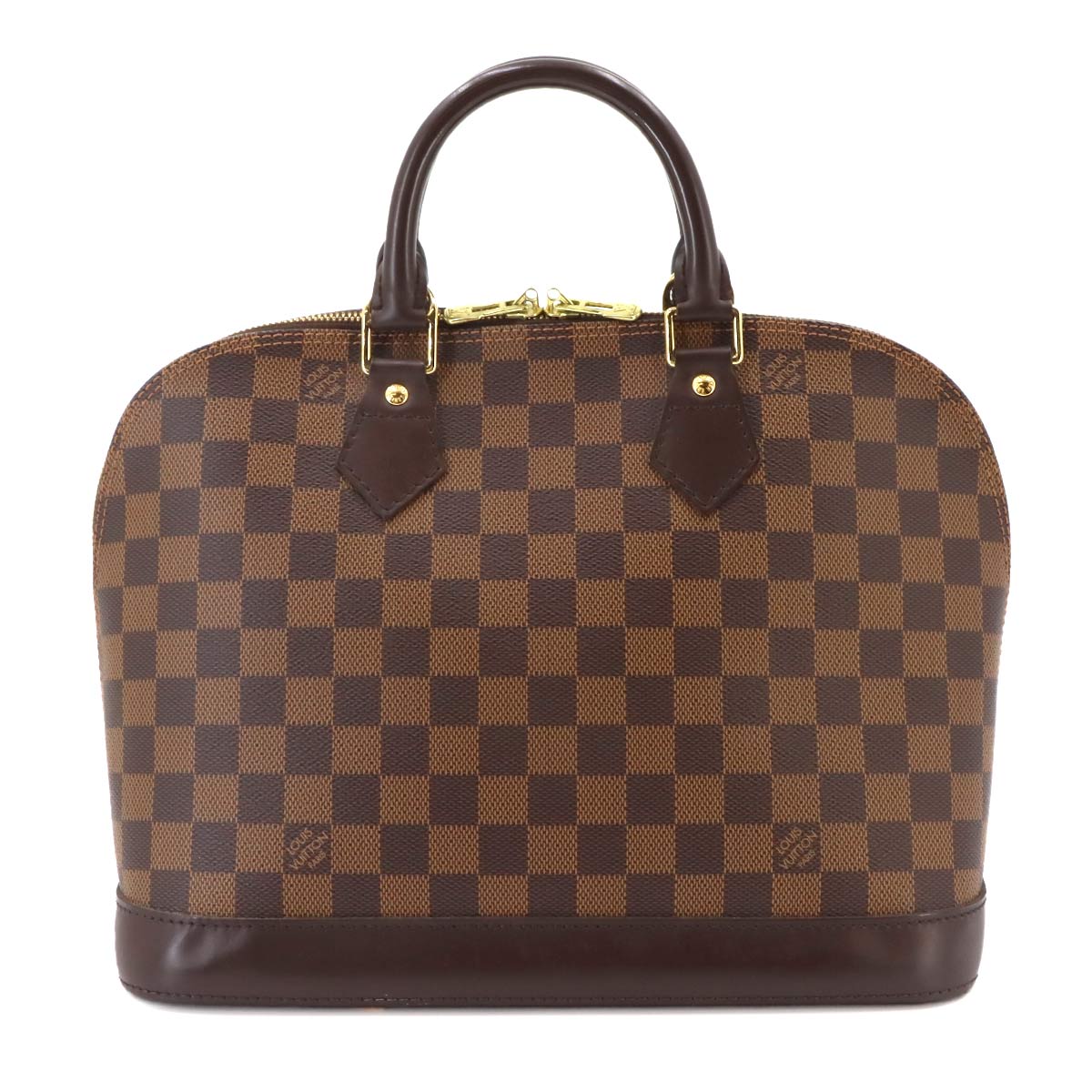 Damier Alma PM Hand Bag Ebene Brown N51131 Purse