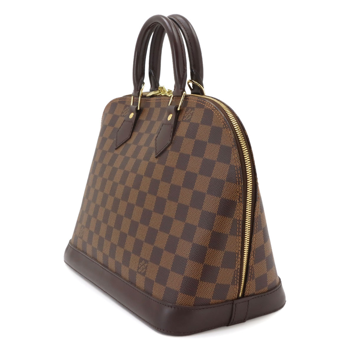 Damier Alma PM Hand Bag Ebene Brown N51131 Purse