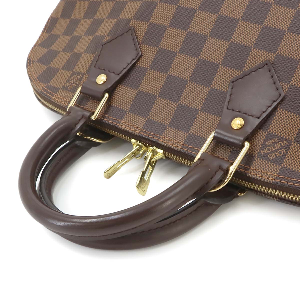 Damier Alma PM Hand Bag Ebene Brown N51131 Purse