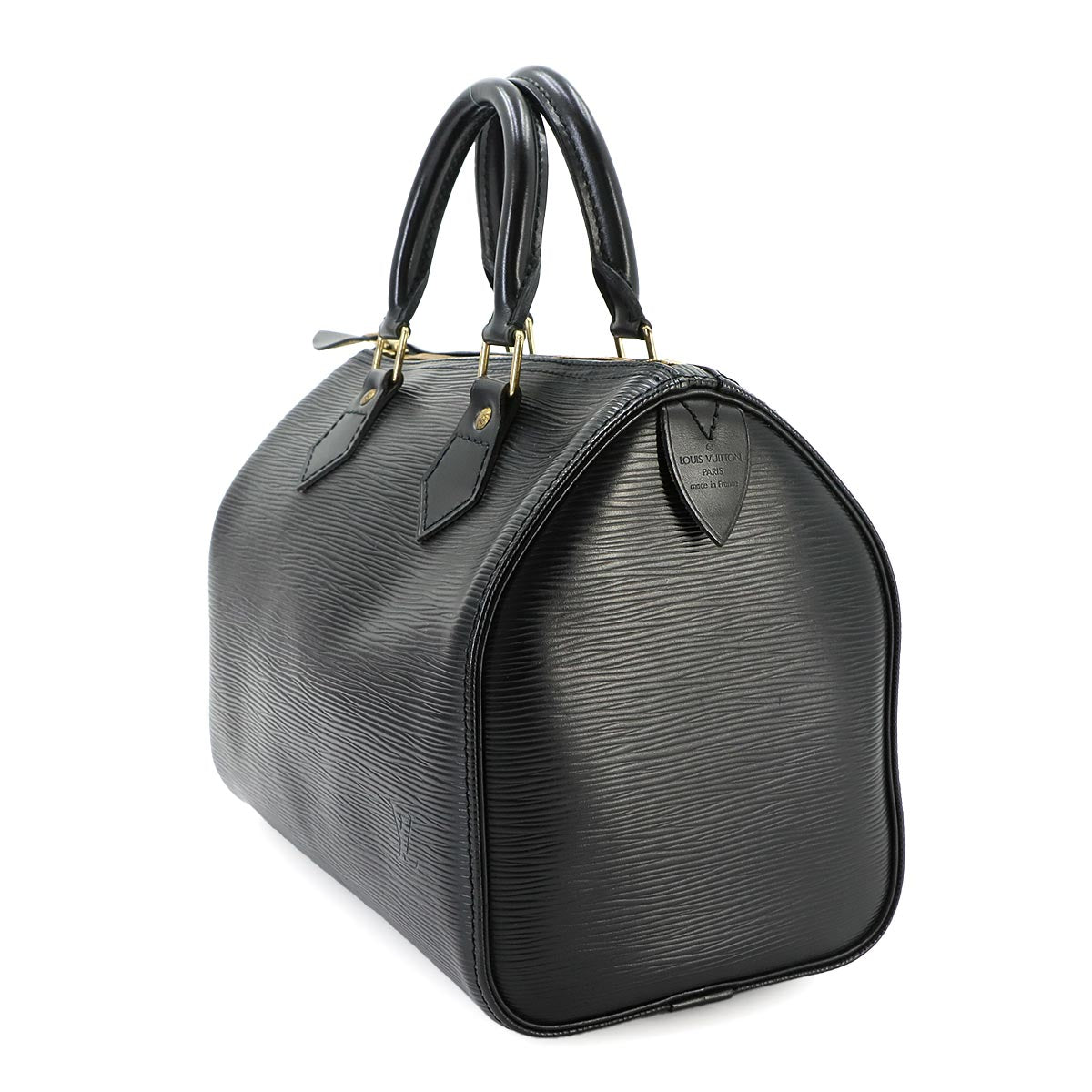 Epi Speedy 25 Hand Bag Leather Noir M59032 Purse