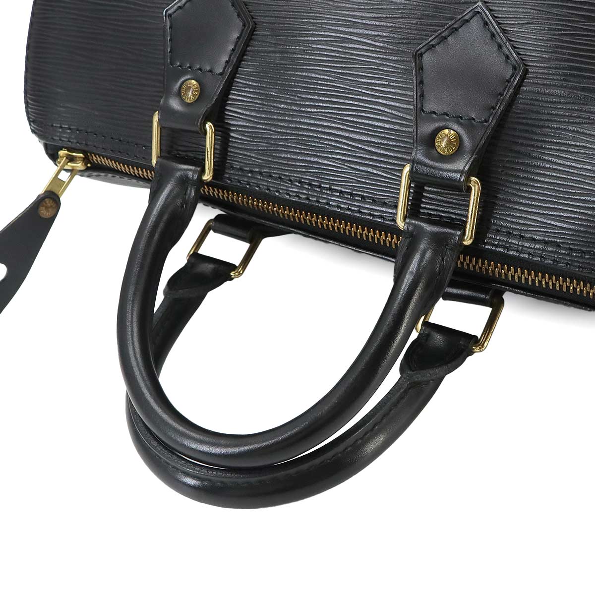 Epi Speedy 25 Hand Bag Leather Noir M59032 Purse