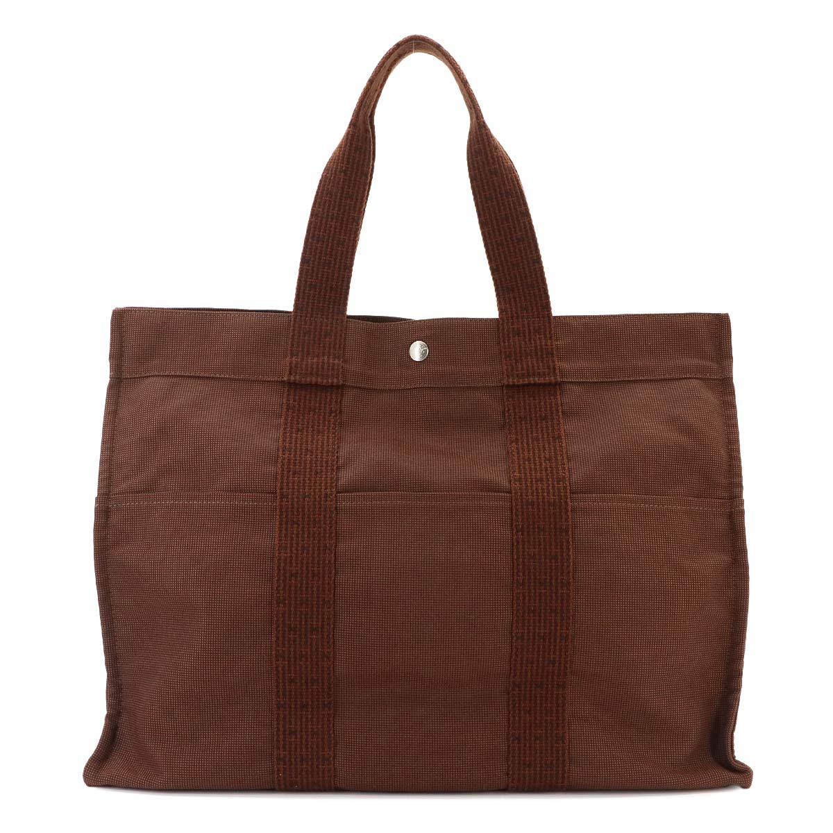 Herline Tote GM Bag Canvas Brown Purse
