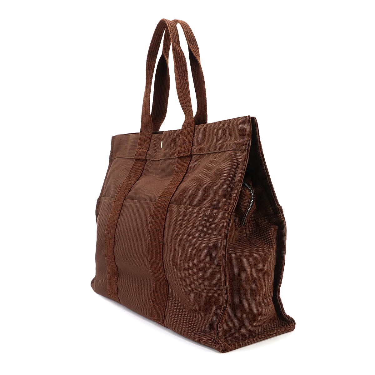 Herline Tote GM Bag Canvas Brown Purse
