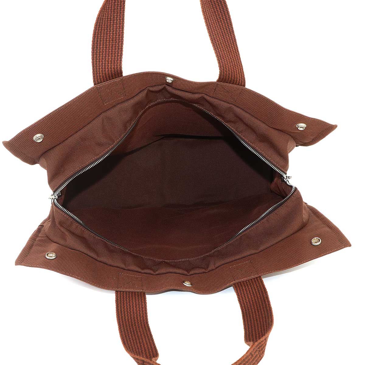 Herline Tote GM Bag Canvas Brown Purse