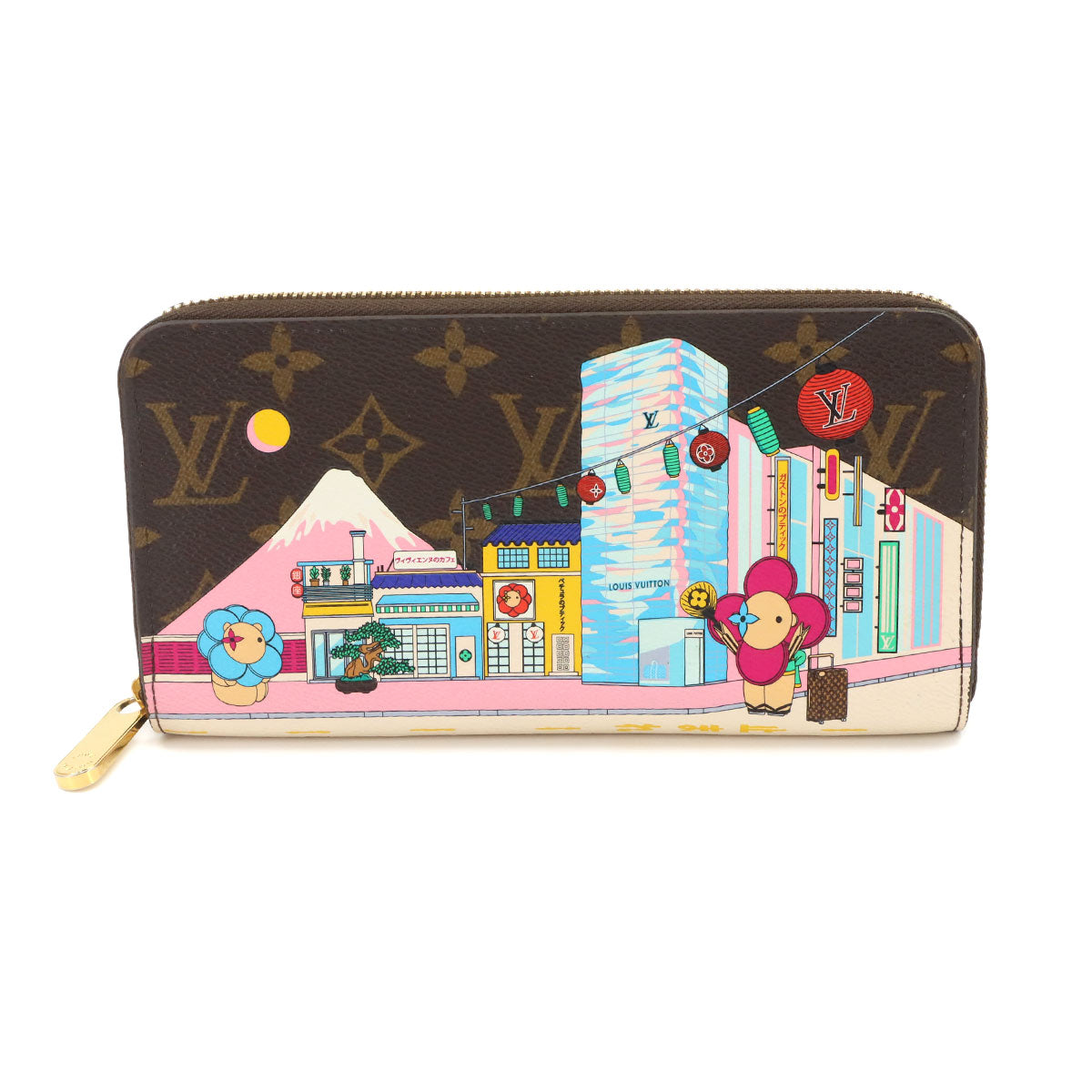 Vivienne Monogram Zippy Wallet Brown Multicolor M81630