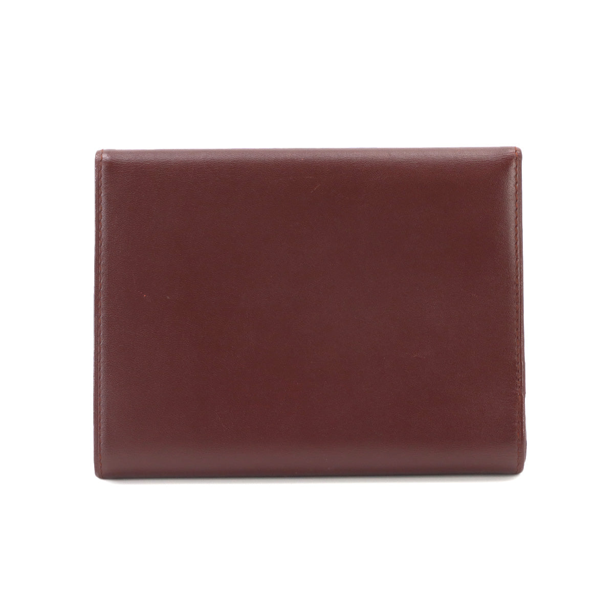 Must Line Compact Wallet Leather Bordeaux Purse