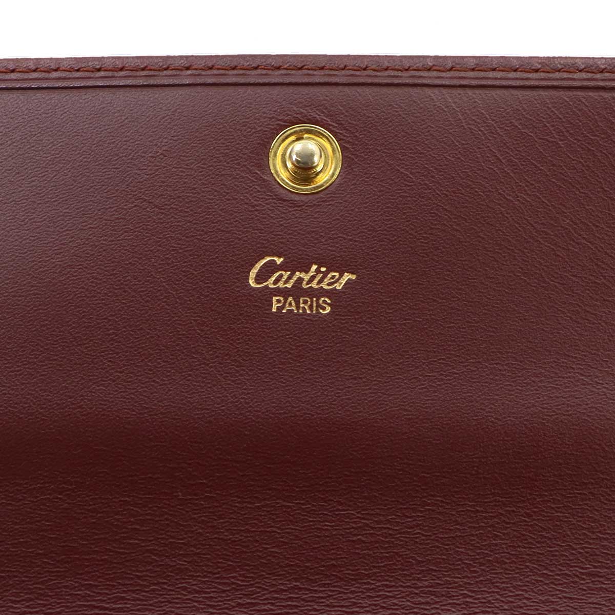 Must Line Compact Wallet Leather Bordeaux Purse