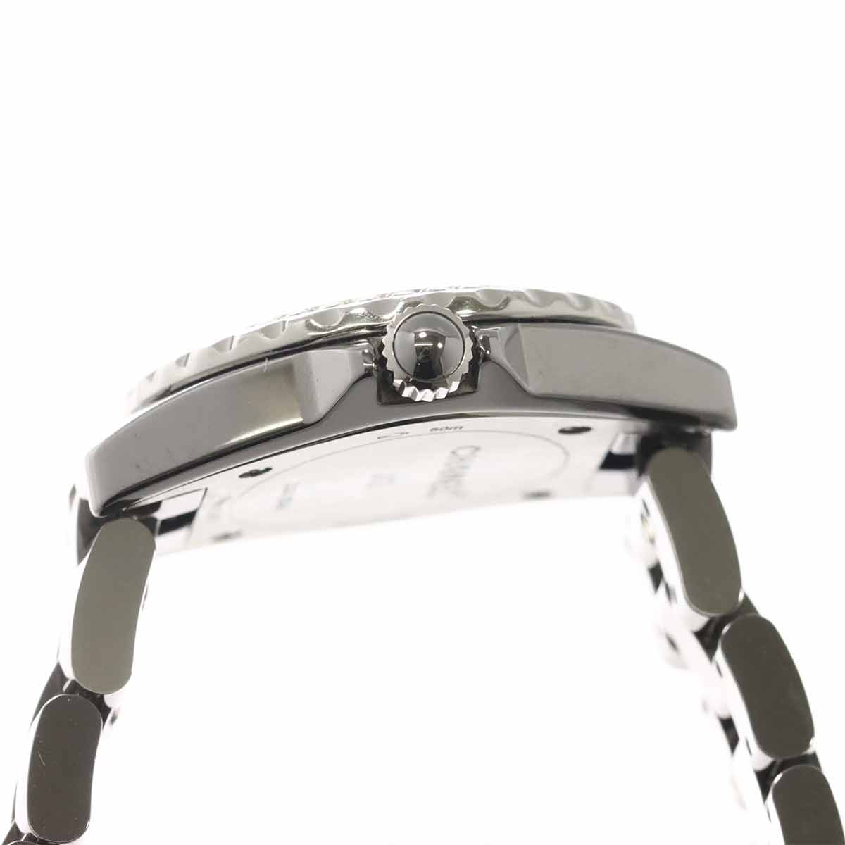 J12 Chromatic H3402 Quartz Gray Dial Ceramic Ladies Watch