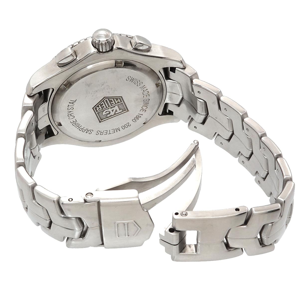 Link Chronograph CJ1112 Date Navy Dial Mens Watch