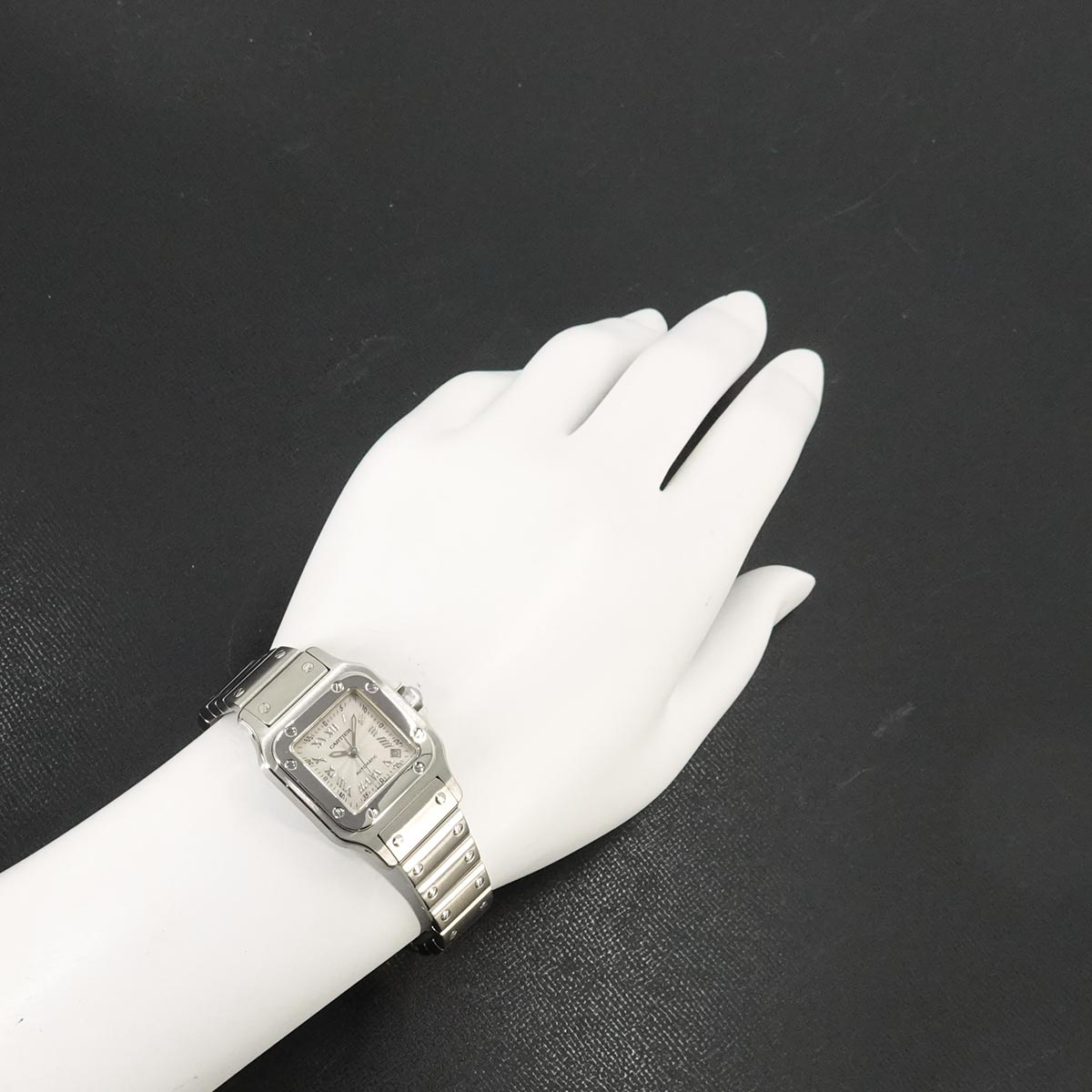 Santos Galbee SM W20044D6 Silver Dial Automatic Ladies