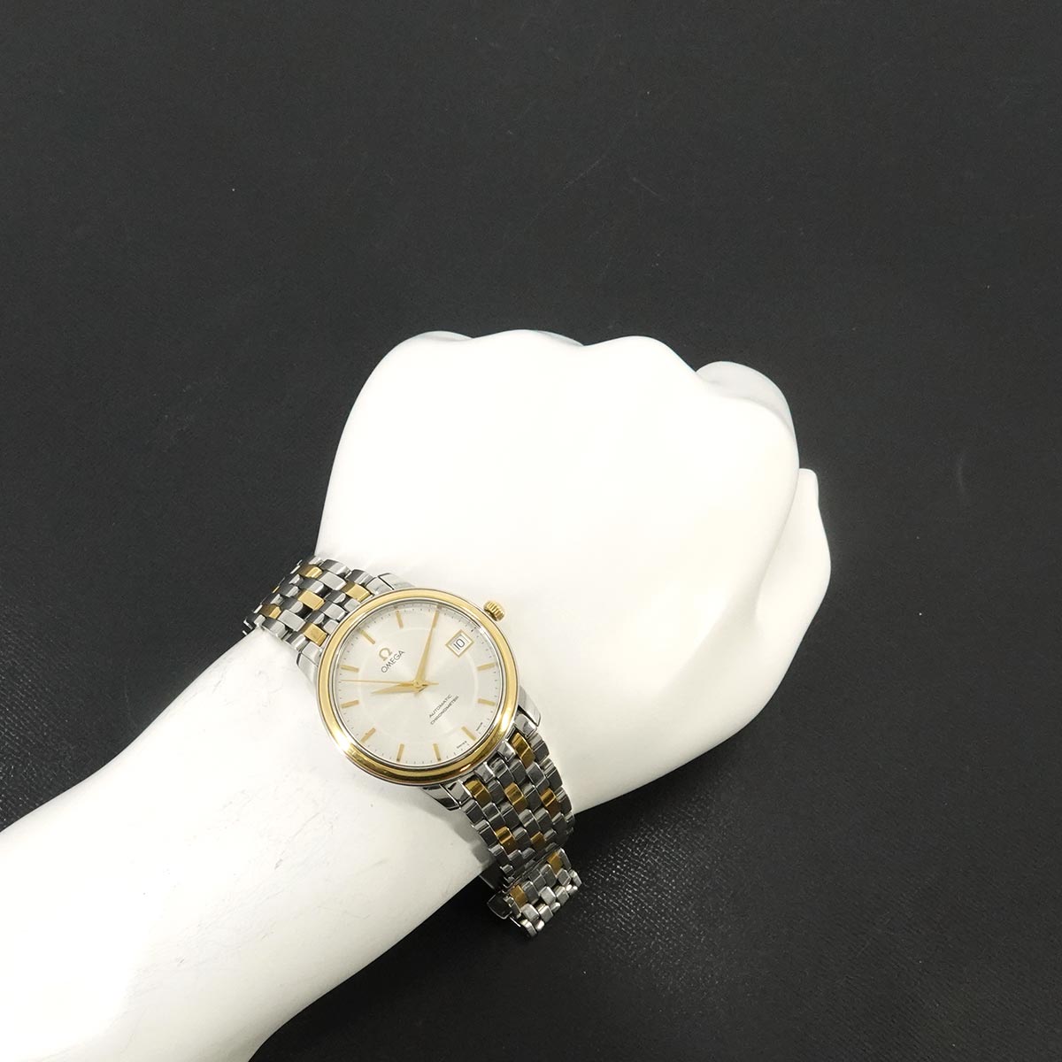 Devil Prestige Combi 4300 31 Silver Dial Vintage Mens Watch