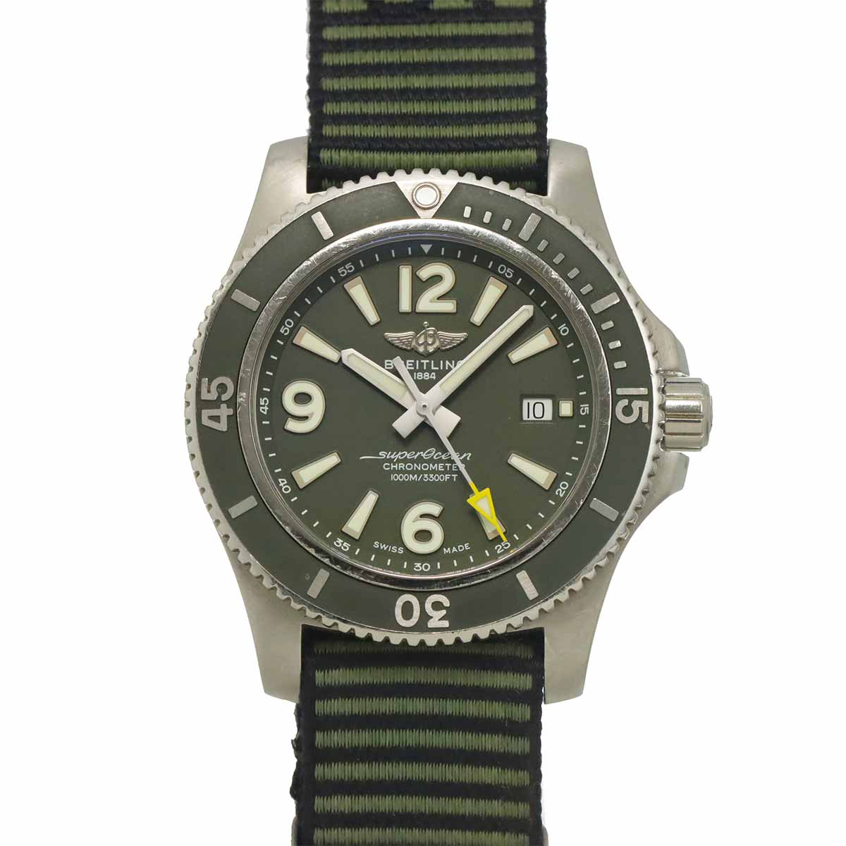 Super Ocean Automatic 44 Outer Known A17367 Green Dial