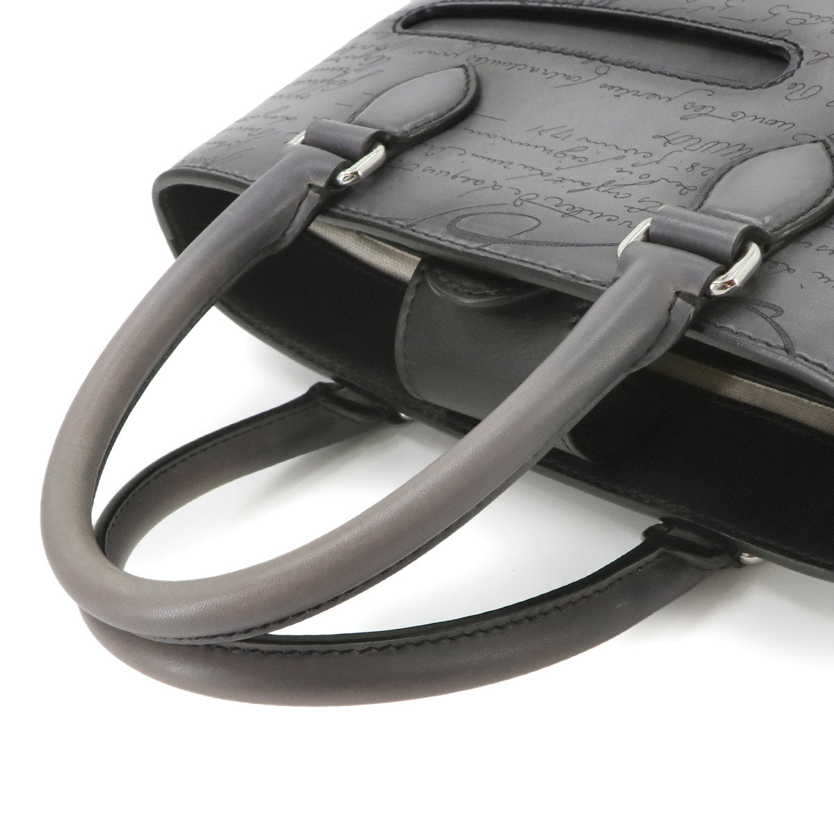 Toujours Gulliver Hand Bag Venezia Leather Gray Purse