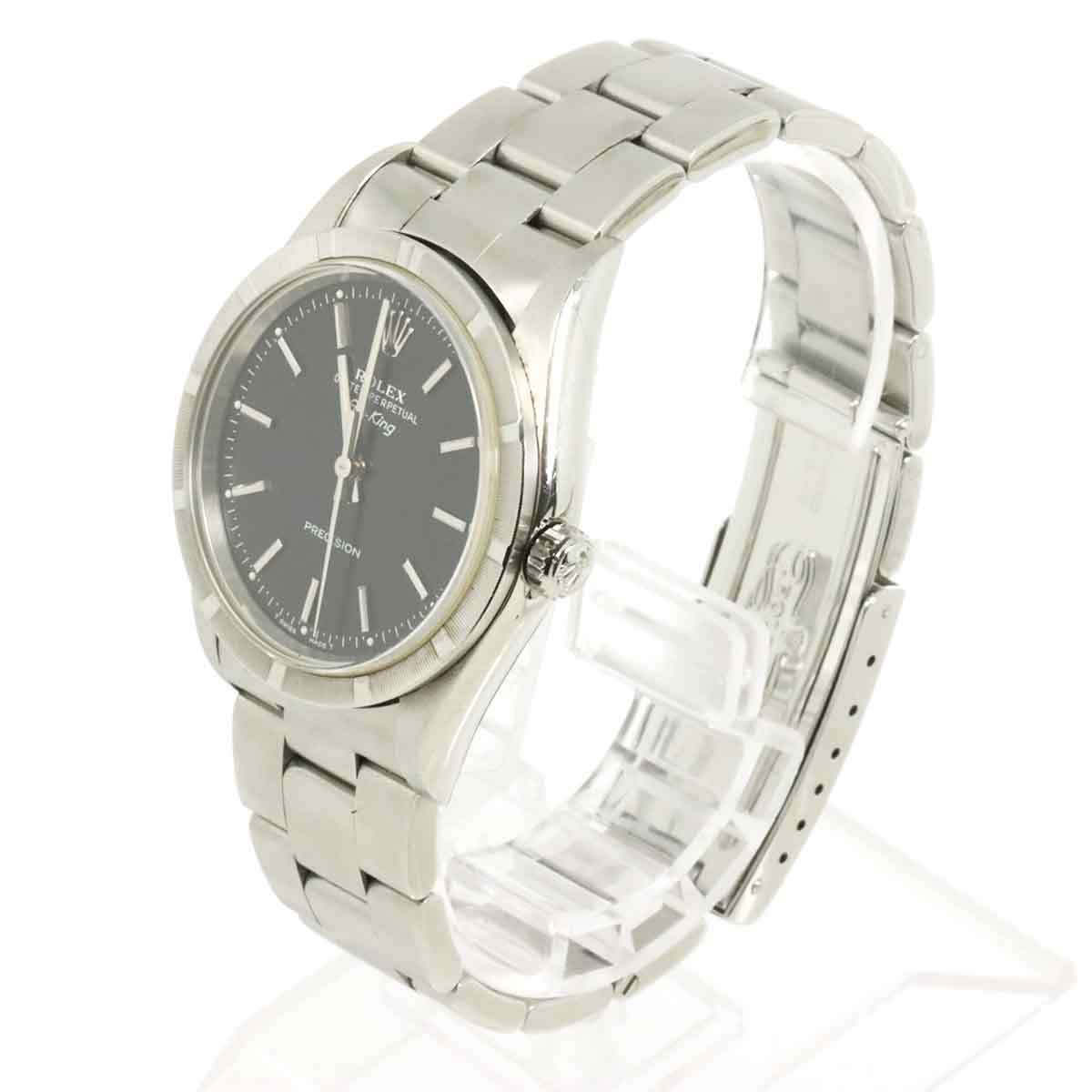 Air King Engine turned bezel 14010 Serial U Automatic Mens