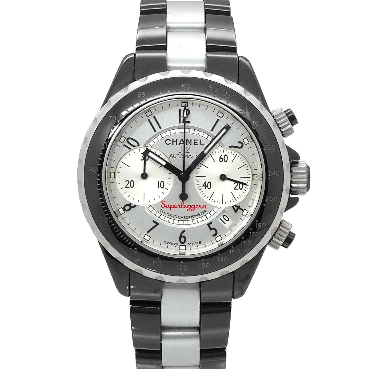 J12 Super Reggera H1624 Automatic Silver Dial Watch