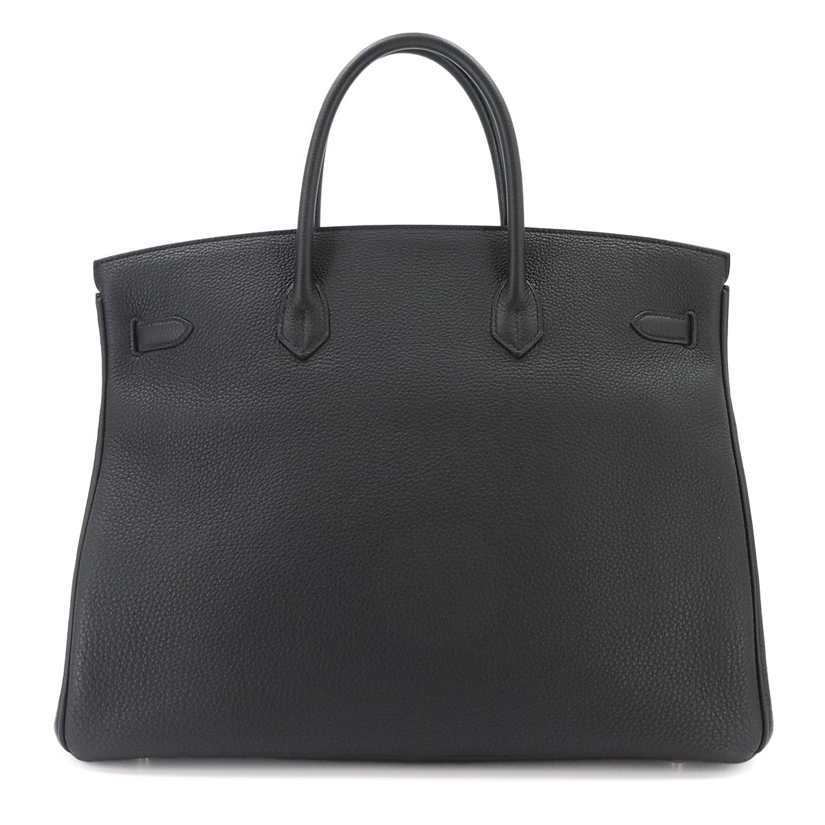 Birkin 40 Veau Togo Black Hand Bag Purse