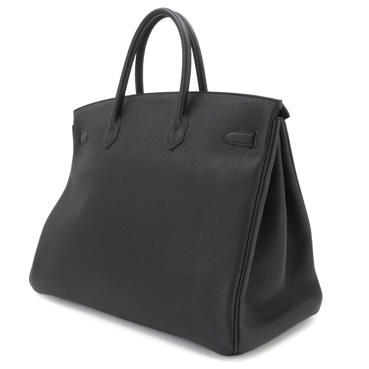 Birkin 40 Veau Togo Black Hand Bag Purse