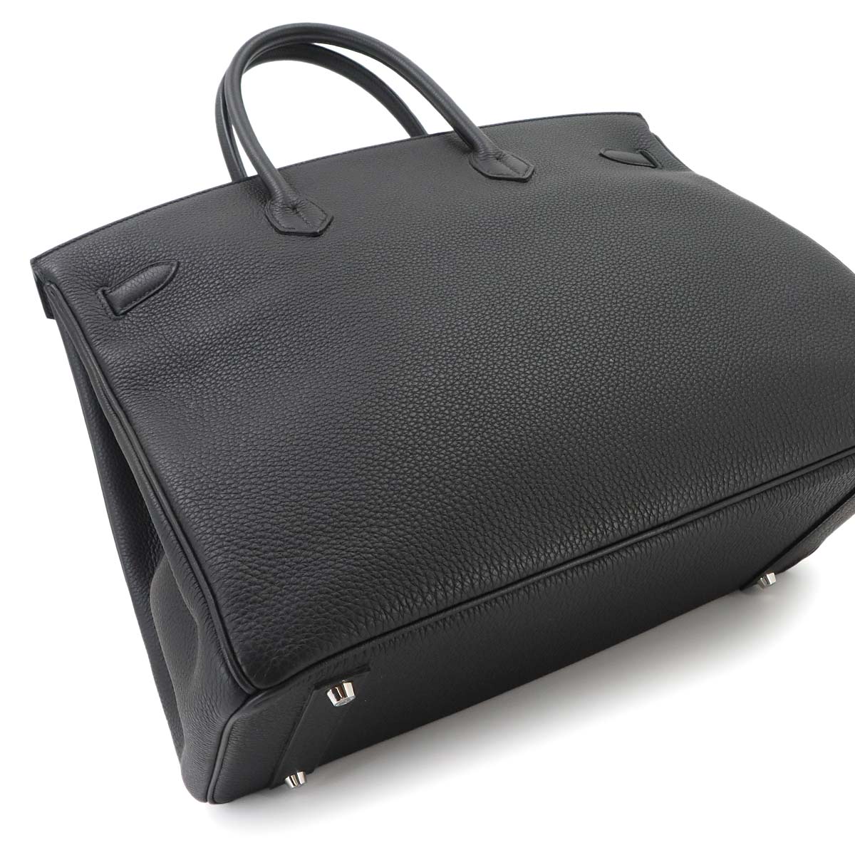 Birkin 40 Veau Togo Black Hand Bag Purse