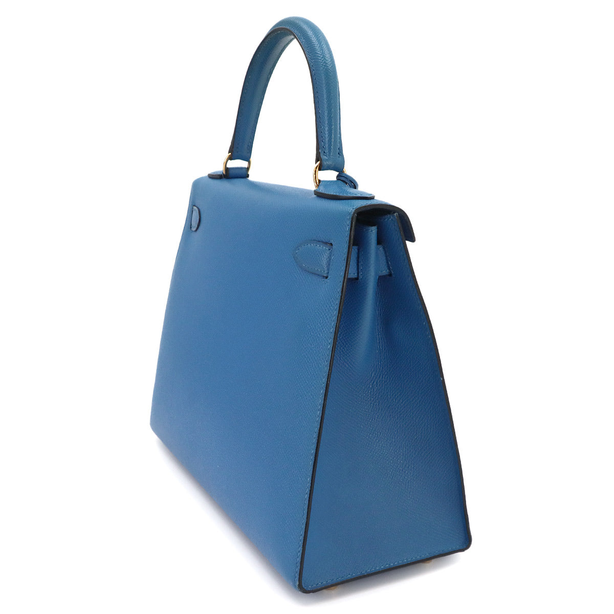 Kelly 28 2way Hand Shoulder Bag Couchevel Epsom Blue France