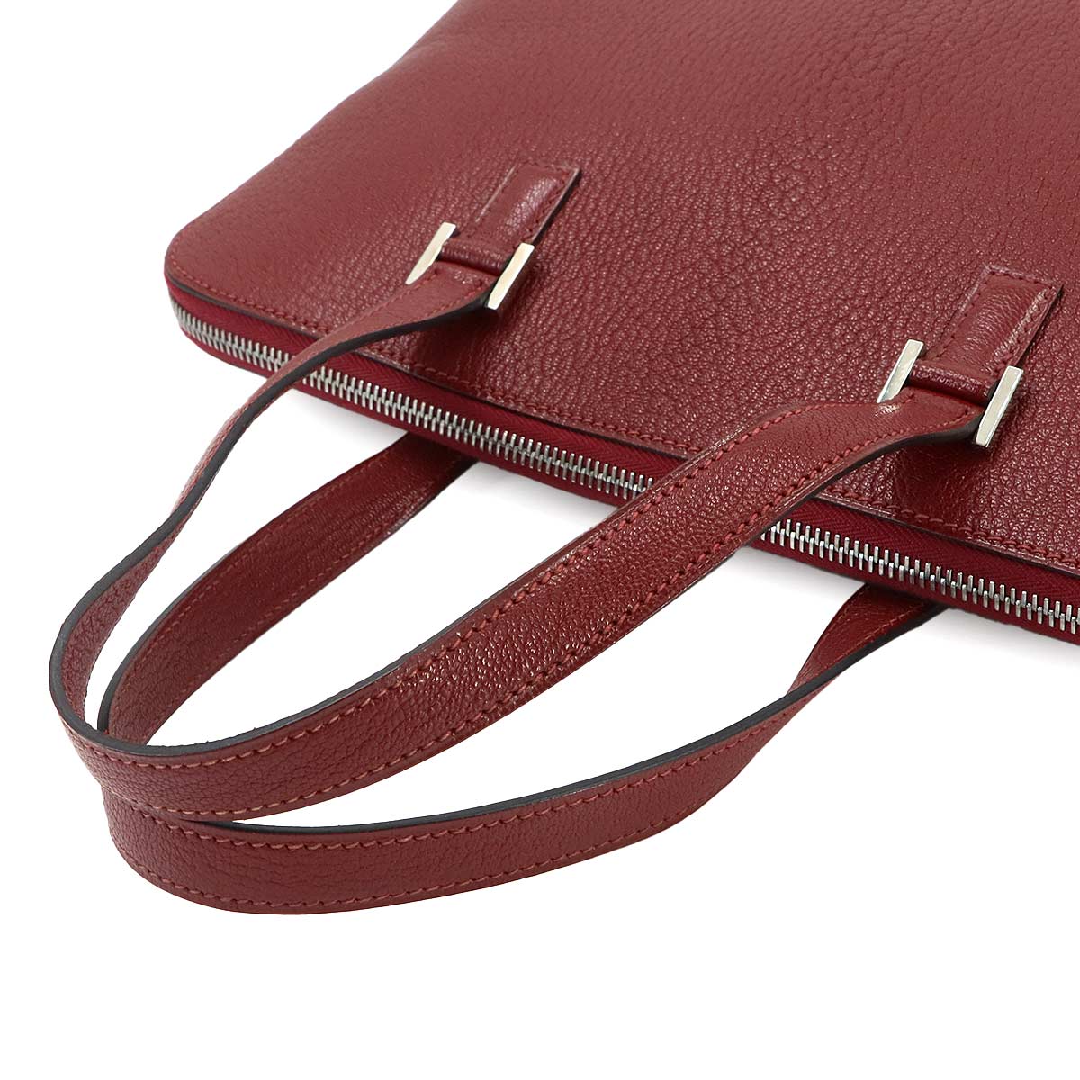 Escapada Hand Bag Chevre Rouge H