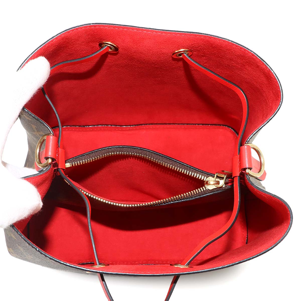 Monogram NeoNoe Hand Shoulder Bag Brown Coquelicot M43985