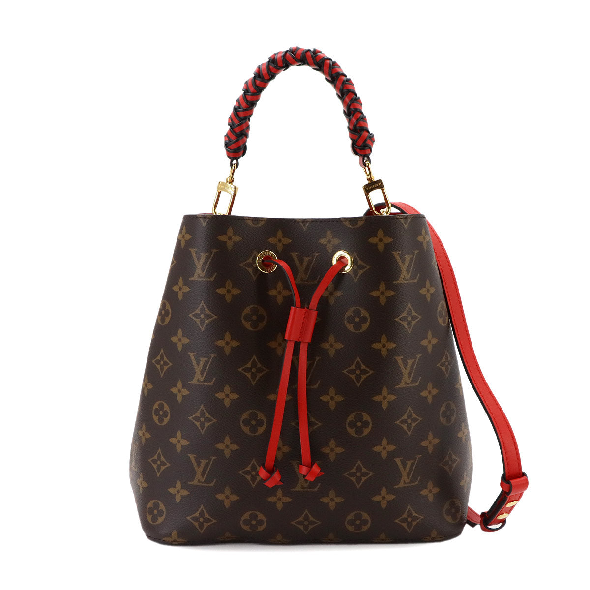 Monogram NeoNoe Hand Shoulder Bag Brown Coquelicot M43985