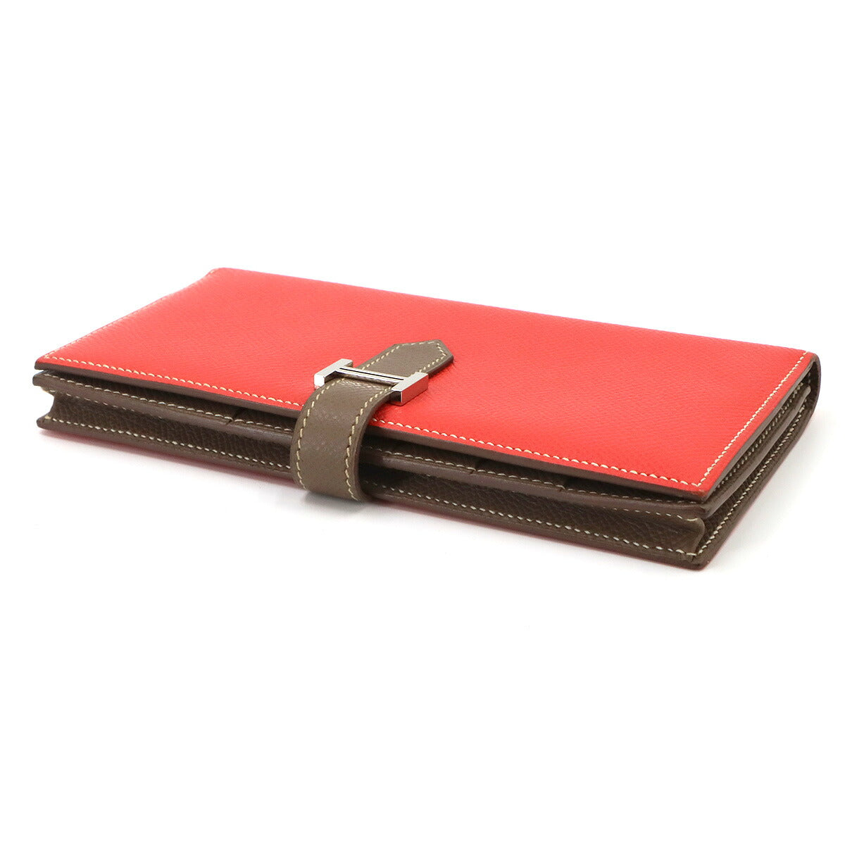Bearn Soufflet Long Wallet Epsom Rose Jaipur Etoupe