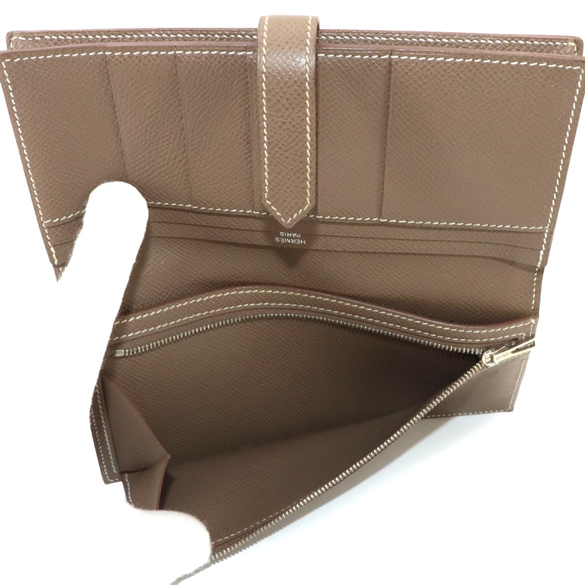 Bearn Soufflet Long Wallet Epsom Rose Jaipur Etoupe