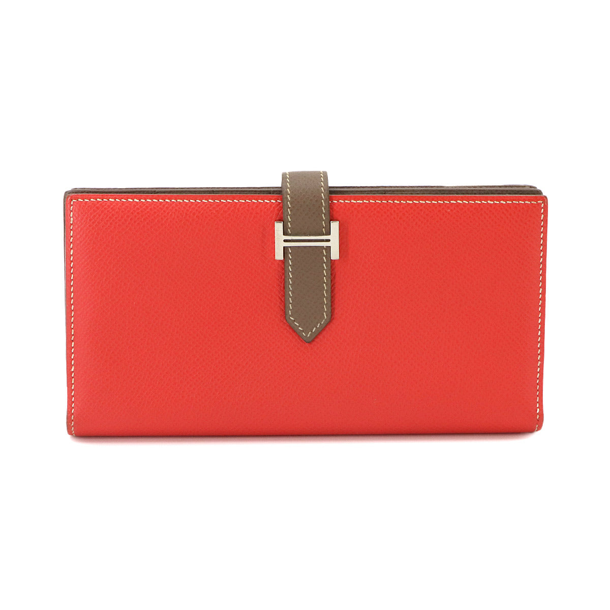 Bearn Soufflet Long Wallet Epsom Rose Jaipur Etoupe