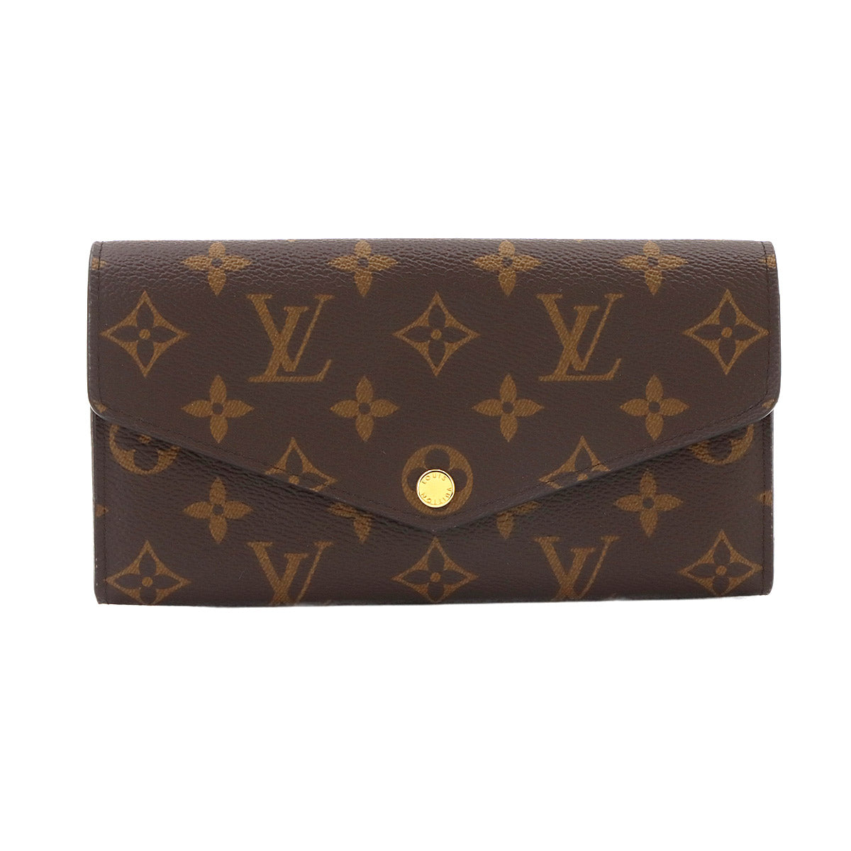 Monogram Sarah Wallet Brown Poppy Coquelicot M62236