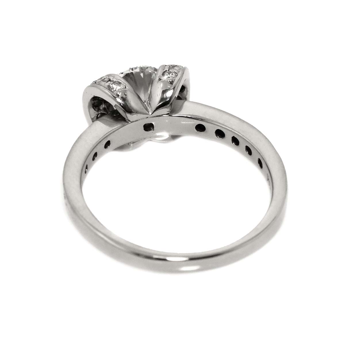 Diamond 0.75ct E/VVS2 0.23ct Ring Pt Platinum size5.5-5.75(US)