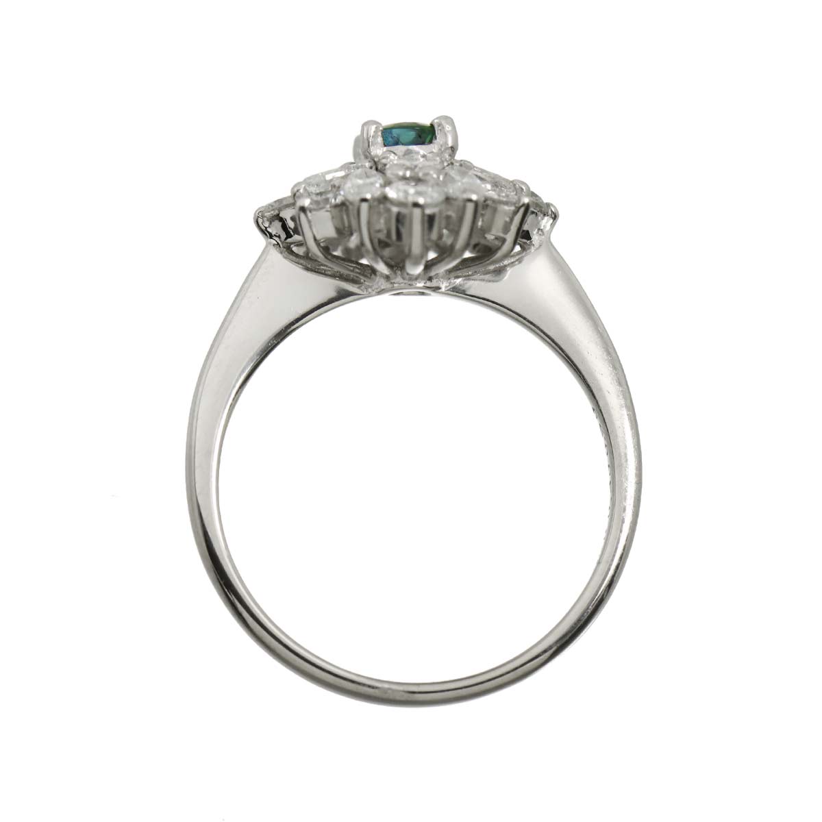 Alexandrite 0.37ct Diamond 1.08ct Ring Pt Platinum size5.5-5.75(US)