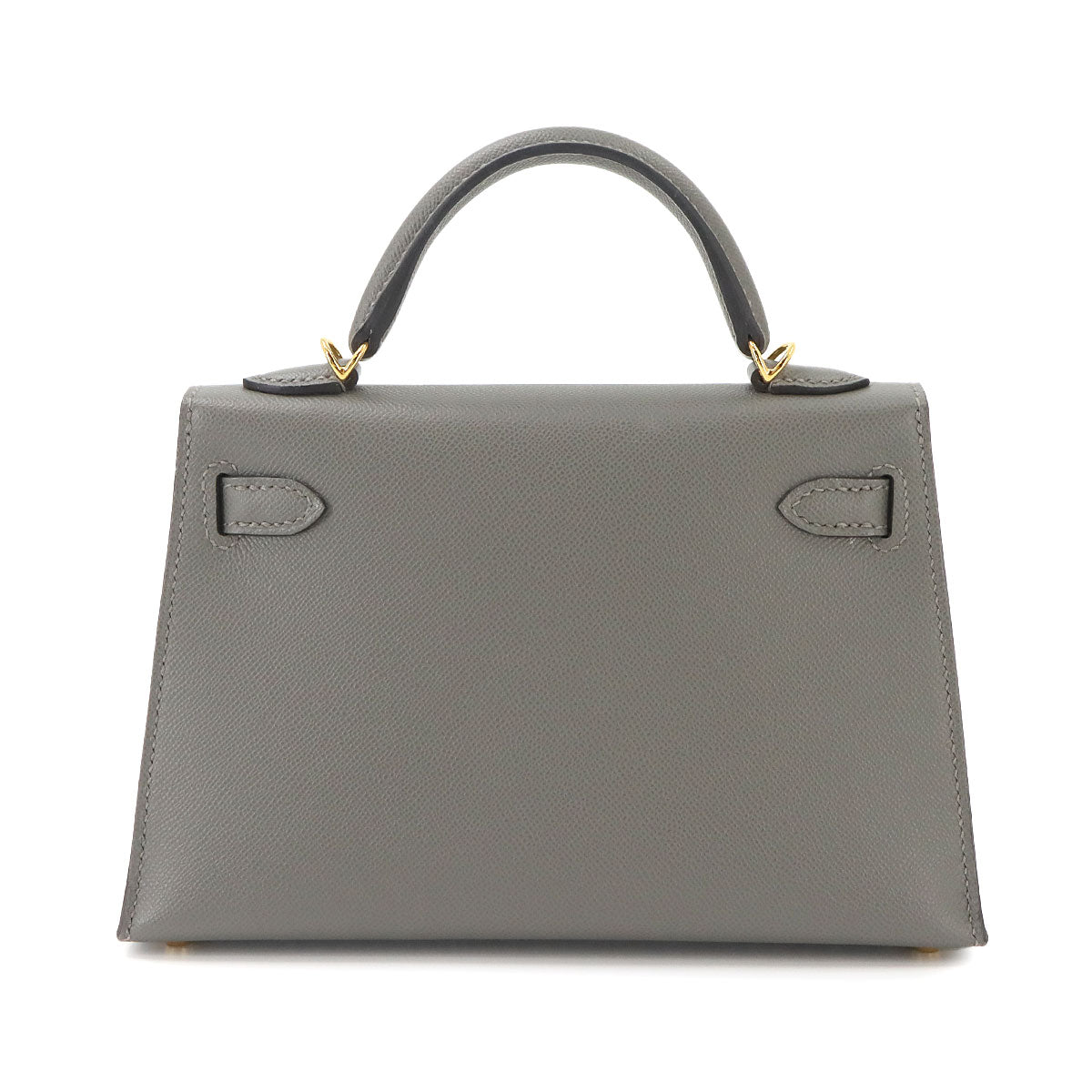 Mini Kelly 20 Veau Madame Gris Meyer Hand Shoulder Bag Purse