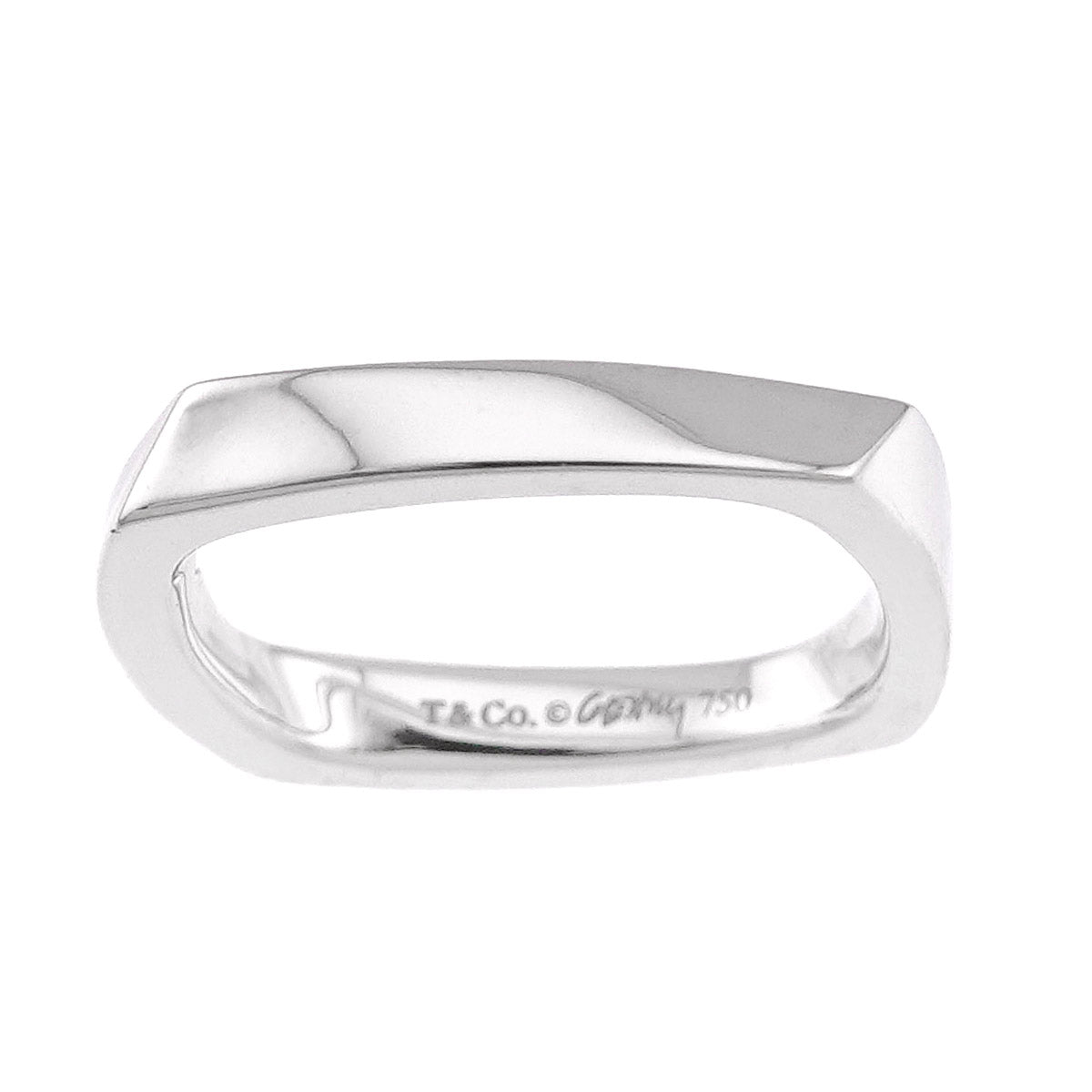 Ring 18K White Gold 750 Size5.25(US)