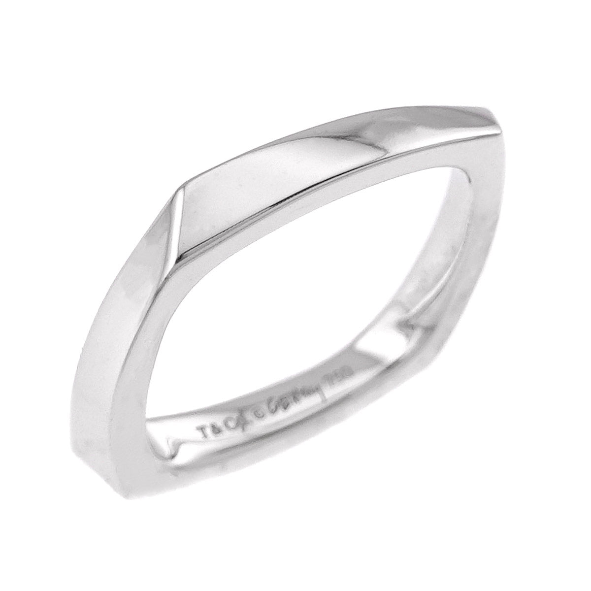 Ring 18K White Gold 750 Size5.25(US)
