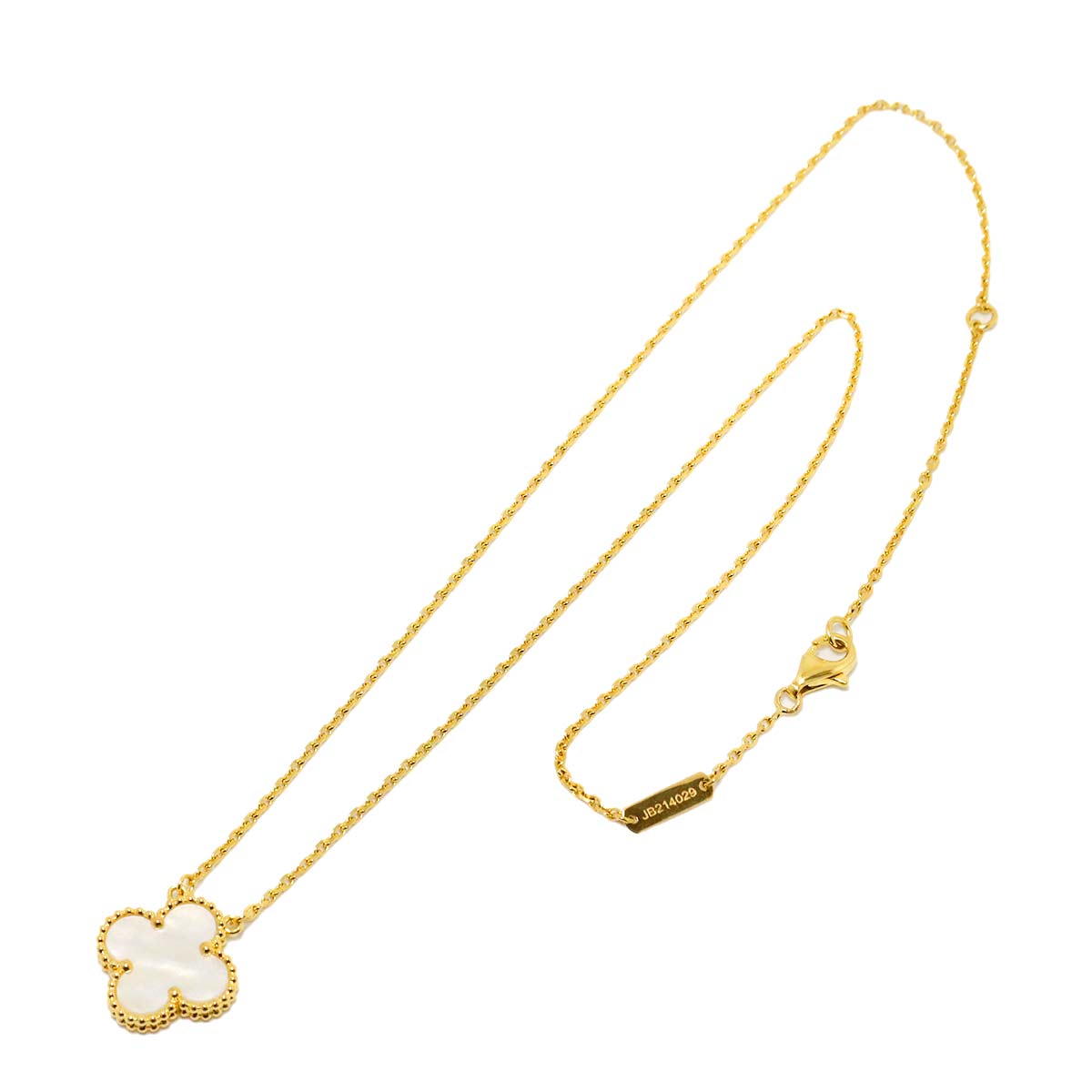 Vintage Alhambra MOP Necklace 18K YG 750