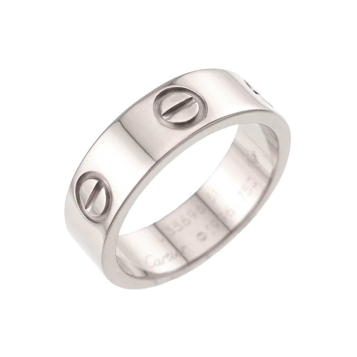 Love Ring 18K White Gold 750 size51 5.25(US)