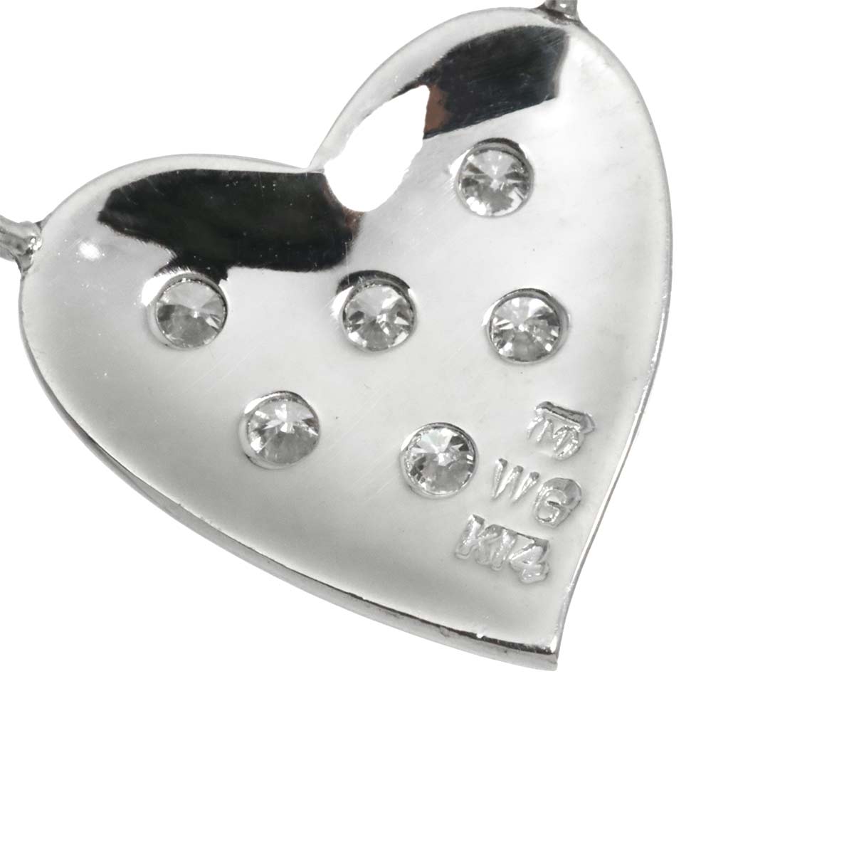 Diamond Necklace 14K WG 585