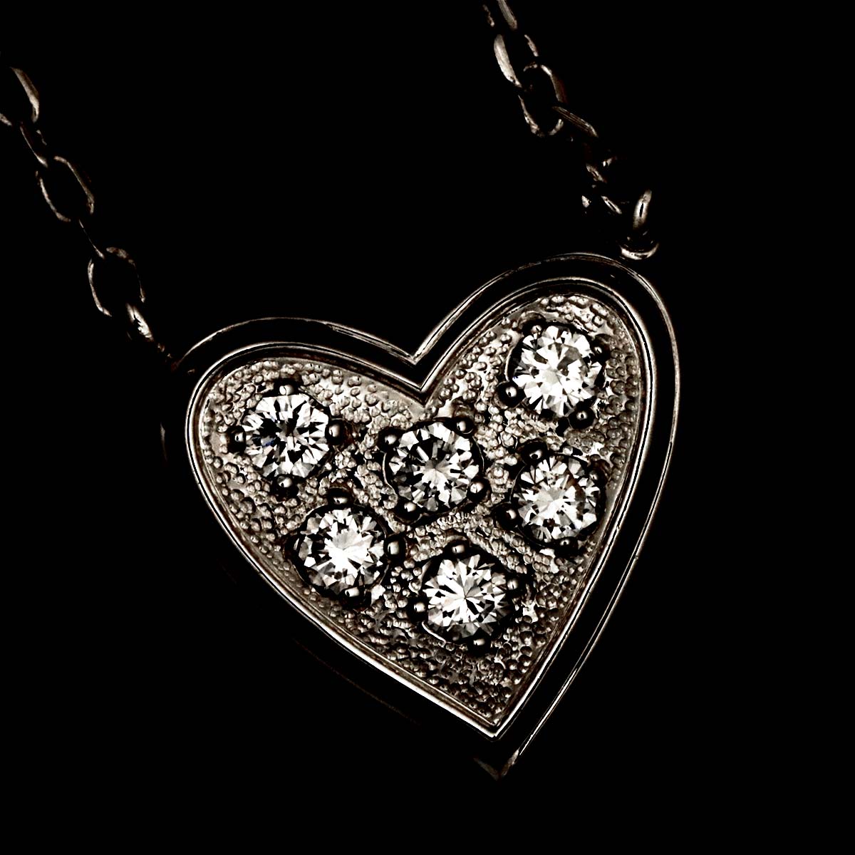 Diamond Necklace 14K WG 585