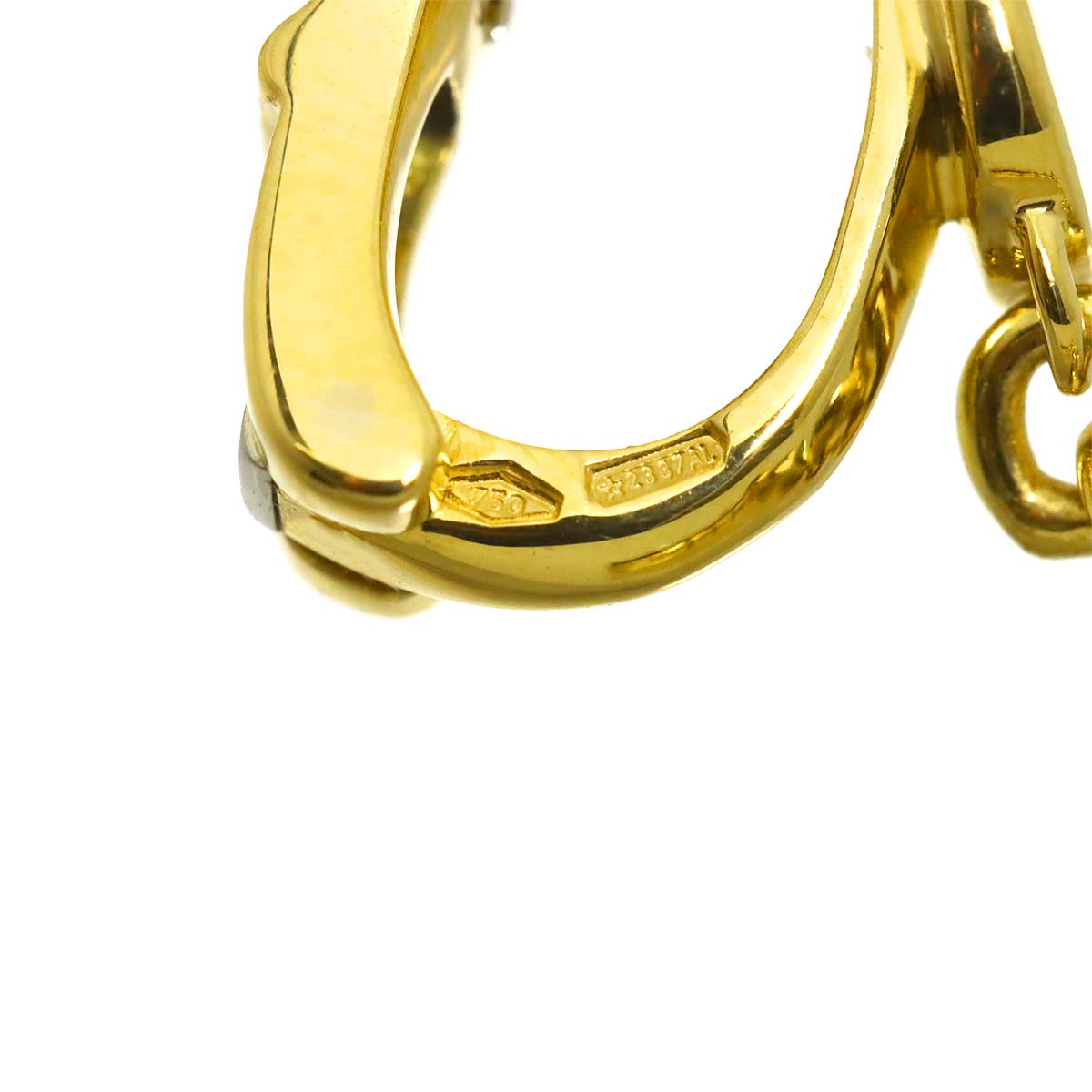 Parentesi Earrings Pierced 18K Yellow Gold 750