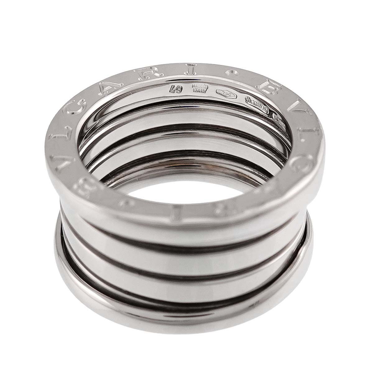 B-ZERO1 4 BAND Ring 18K White Gold 750 Size49 4.5(US)
