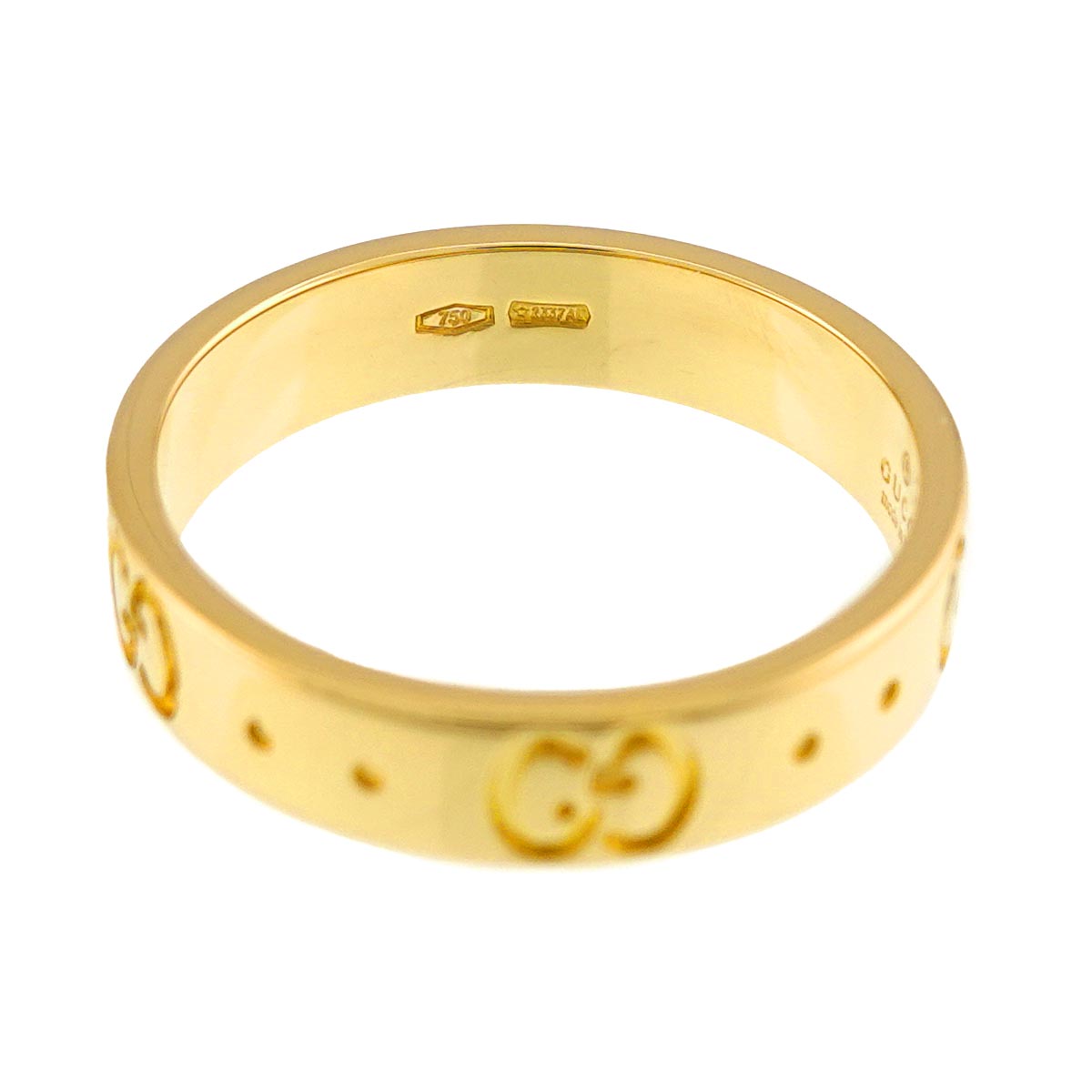 Icon Ring 18K Yellow Gold 750 Size10 5-5.25(US)