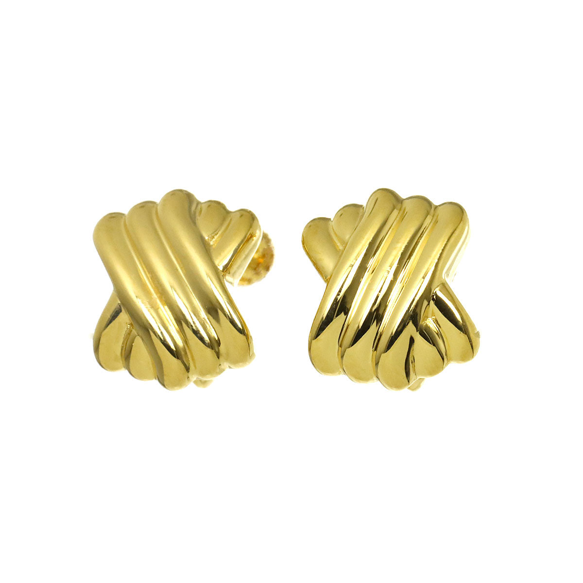 Earrings Clip on 18K YG 750