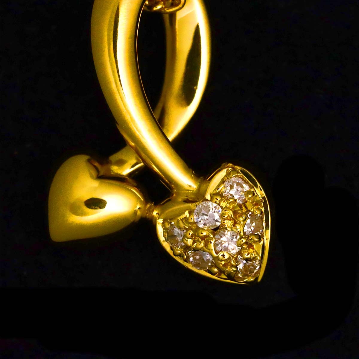Diamond Necklace 18K Yellow Gold 750