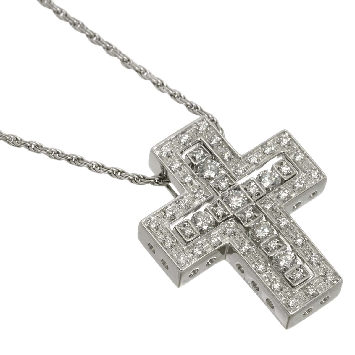 Belle Epoque Diamond Cross Necklace XS 18K SM 750