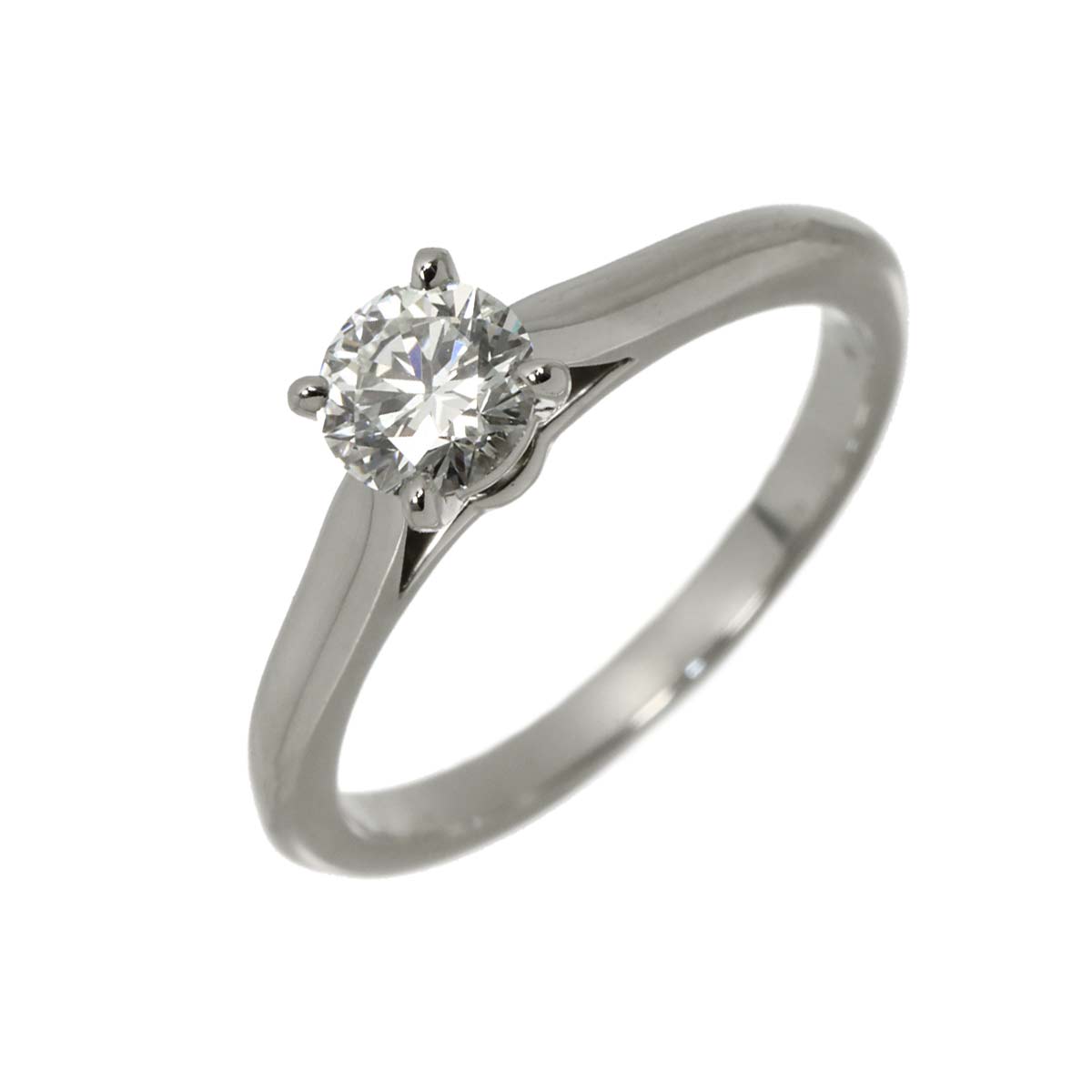 Diamond 0.51ct H/VVS1/3EX Ring Platinum size51 5.5-5.75(US)