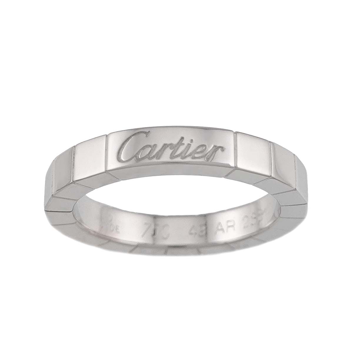 Laniere Ring 18K White Gold 750 Size49 4.5-4.75(US)