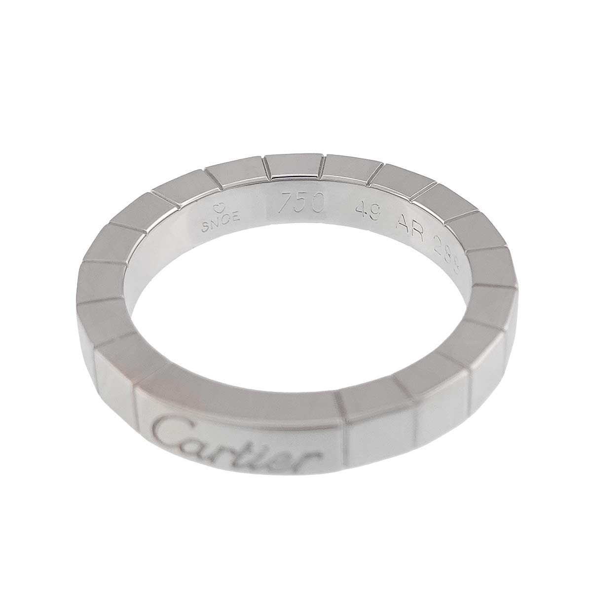 Laniere Ring 18K White Gold 750 Size49 4.5-4.75(US)